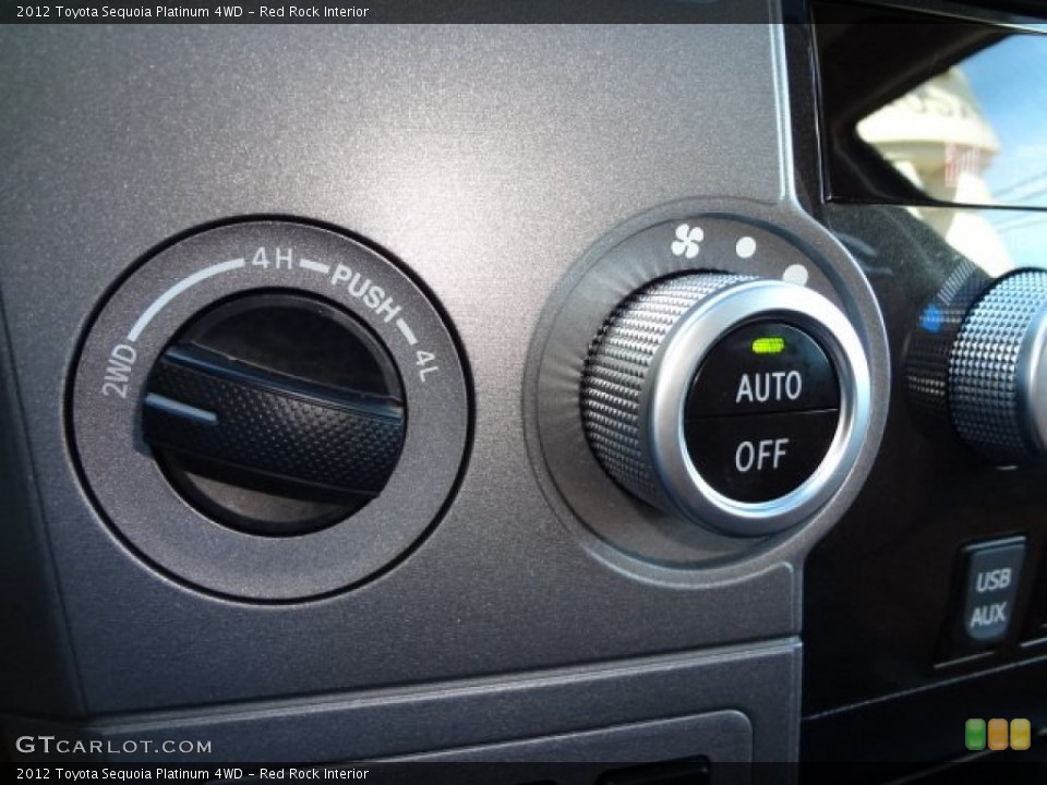 Red Rock Interior Controls for the 2012 Toyota Sequoia Platinum 4WD #77455101