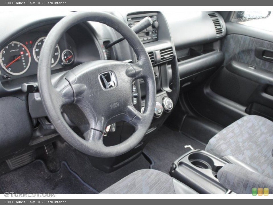 Black Interior Prime Interior for the 2003 Honda CR-V LX #77455318