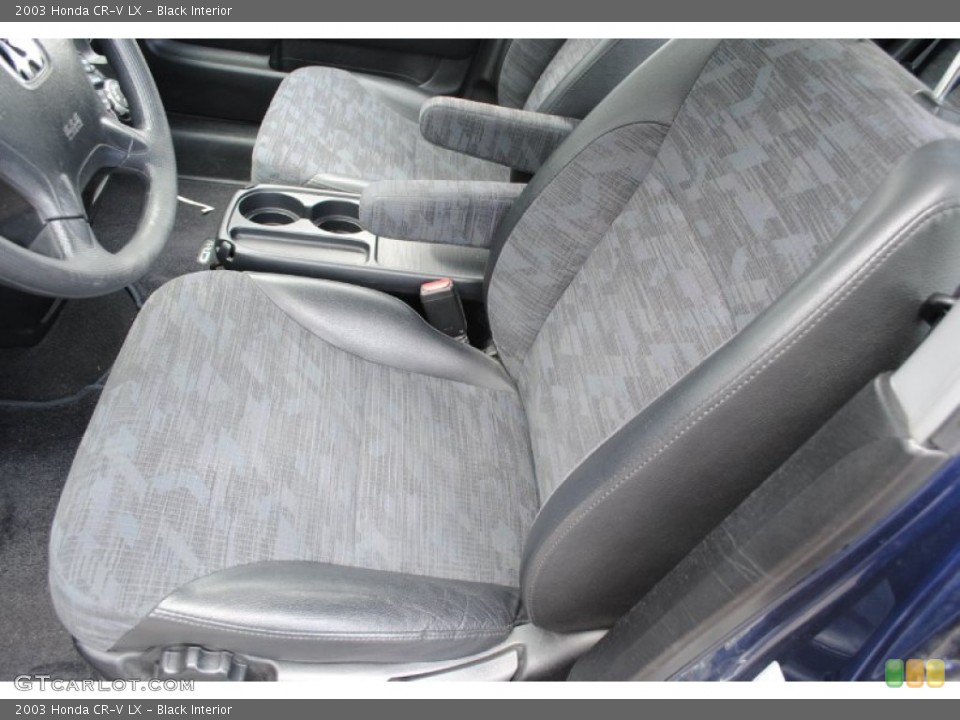 Black Interior Front Seat for the 2003 Honda CR-V LX #77455346