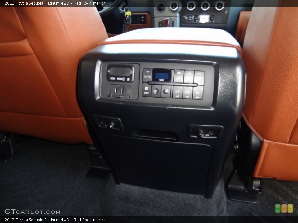 Red Rock Interior Controls for the 2012 Toyota Sequoia Platinum 4WD #77455362