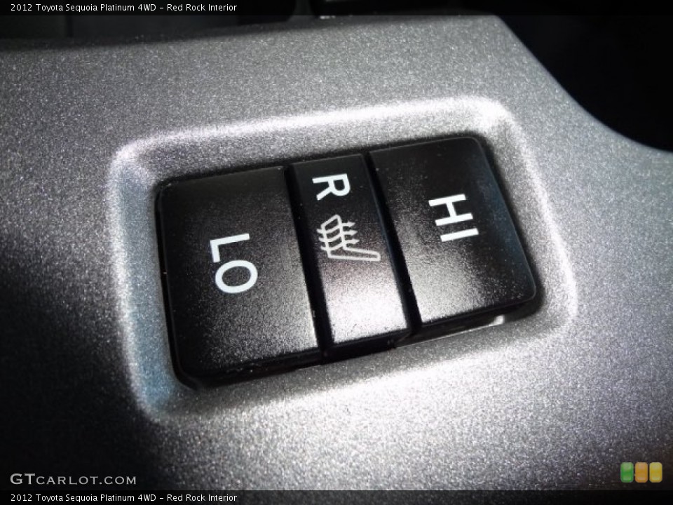 Red Rock Interior Controls for the 2012 Toyota Sequoia Platinum 4WD #77455392