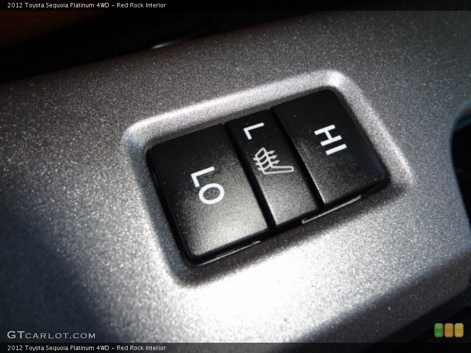Red Rock Interior Controls for the 2012 Toyota Sequoia Platinum 4WD #77455418