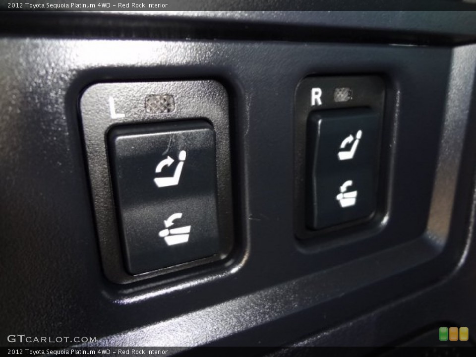 Red Rock Interior Controls for the 2012 Toyota Sequoia Platinum 4WD #77455545