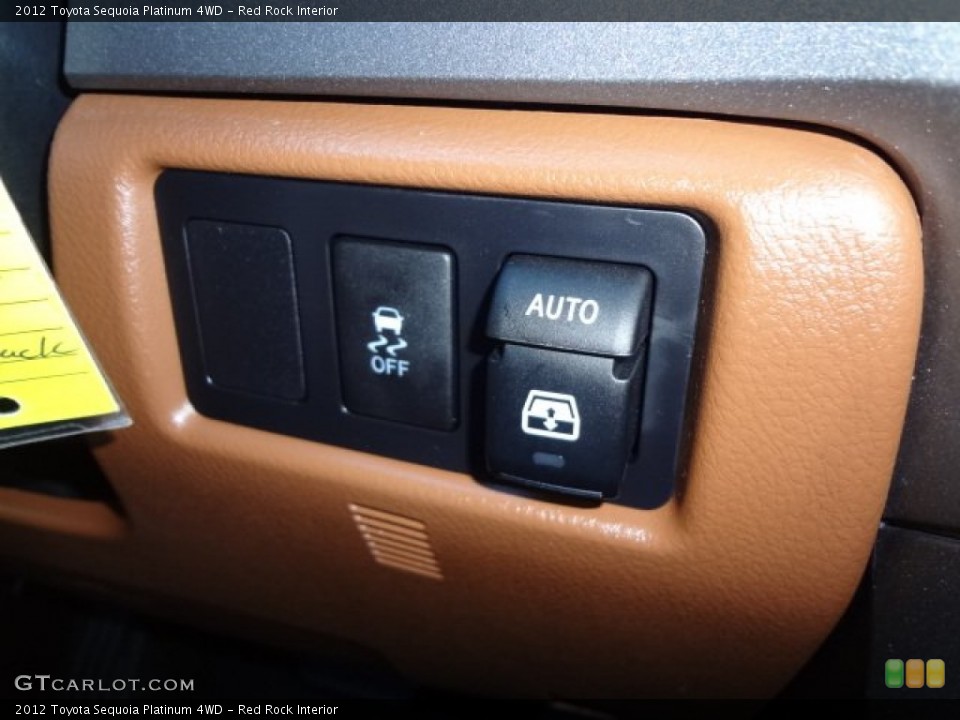 Red Rock Interior Controls for the 2012 Toyota Sequoia Platinum 4WD #77455735