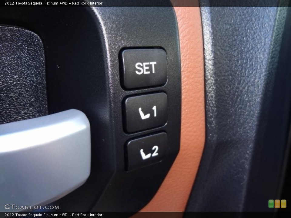 Red Rock Interior Controls for the 2012 Toyota Sequoia Platinum 4WD #77455867