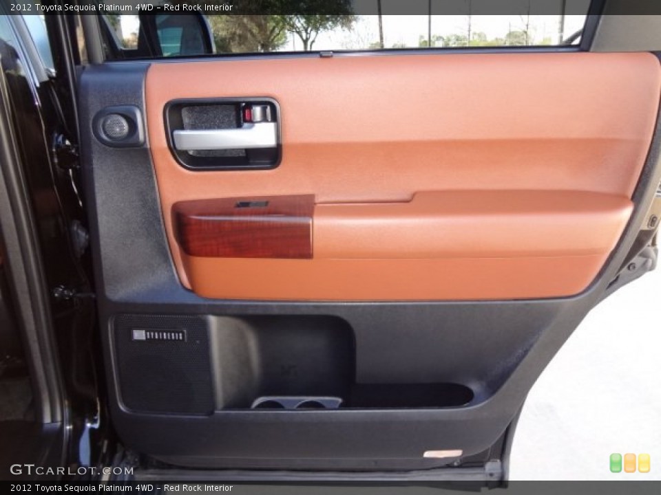 Red Rock Interior Door Panel for the 2012 Toyota Sequoia Platinum 4WD #77455916