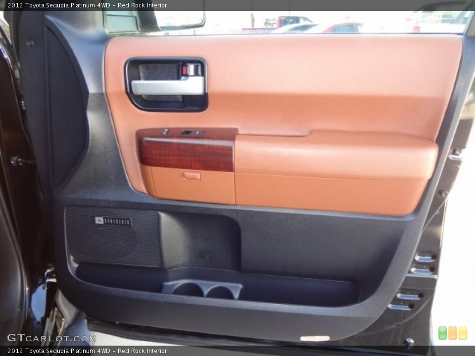 Red Rock Interior Door Panel for the 2012 Toyota Sequoia Platinum 4WD #77455935