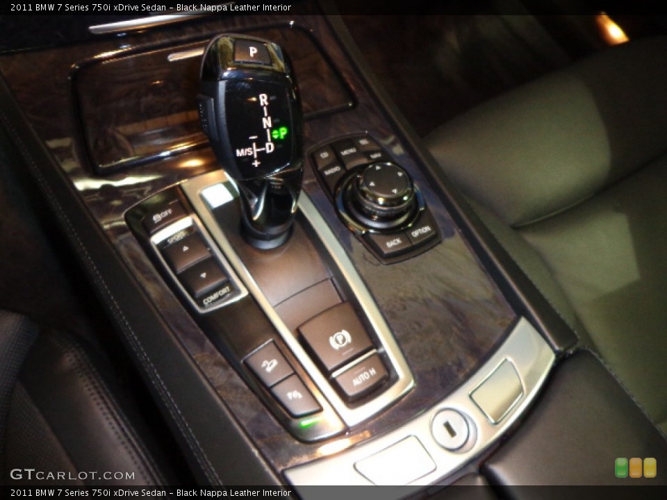Black Nappa Leather Interior Transmission for the 2011 BMW 7 Series 750i xDrive Sedan #77456001