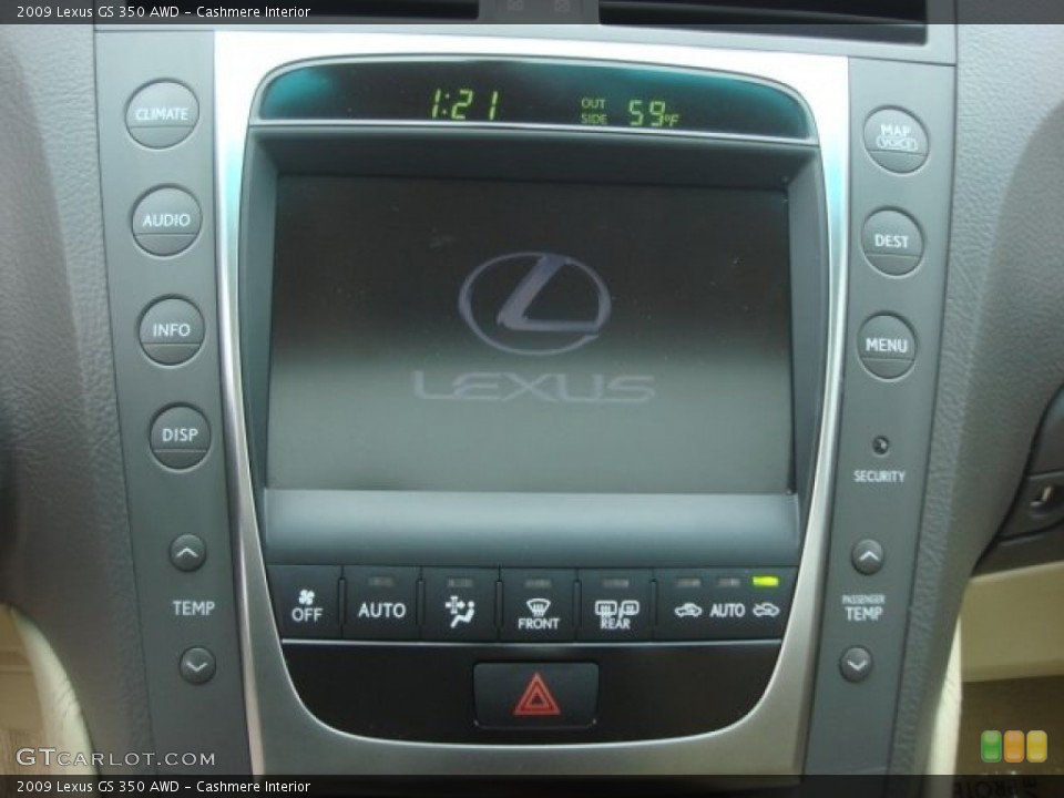 Cashmere Interior Controls for the 2009 Lexus GS 350 AWD #77456133