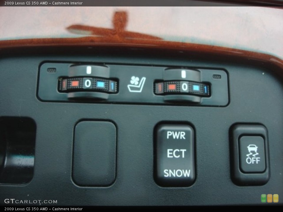 Cashmere Interior Controls for the 2009 Lexus GS 350 AWD #77456211