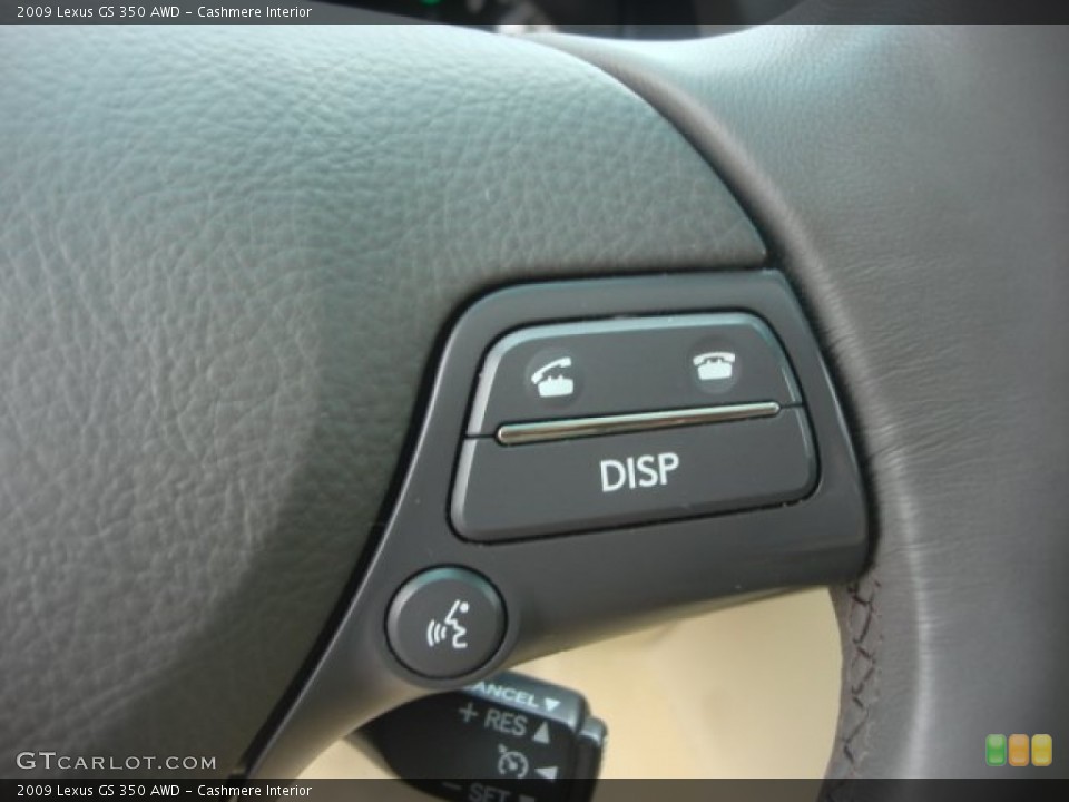 Cashmere Interior Controls for the 2009 Lexus GS 350 AWD #77456313