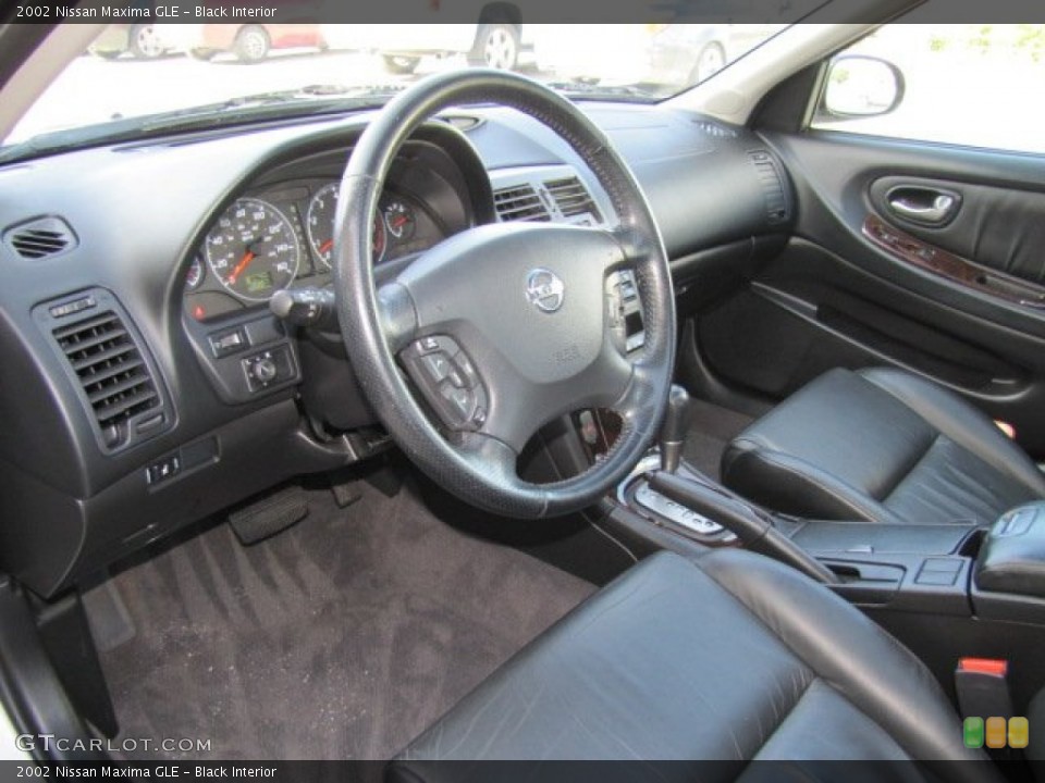 Black 2002 Nissan Maxima Interiors