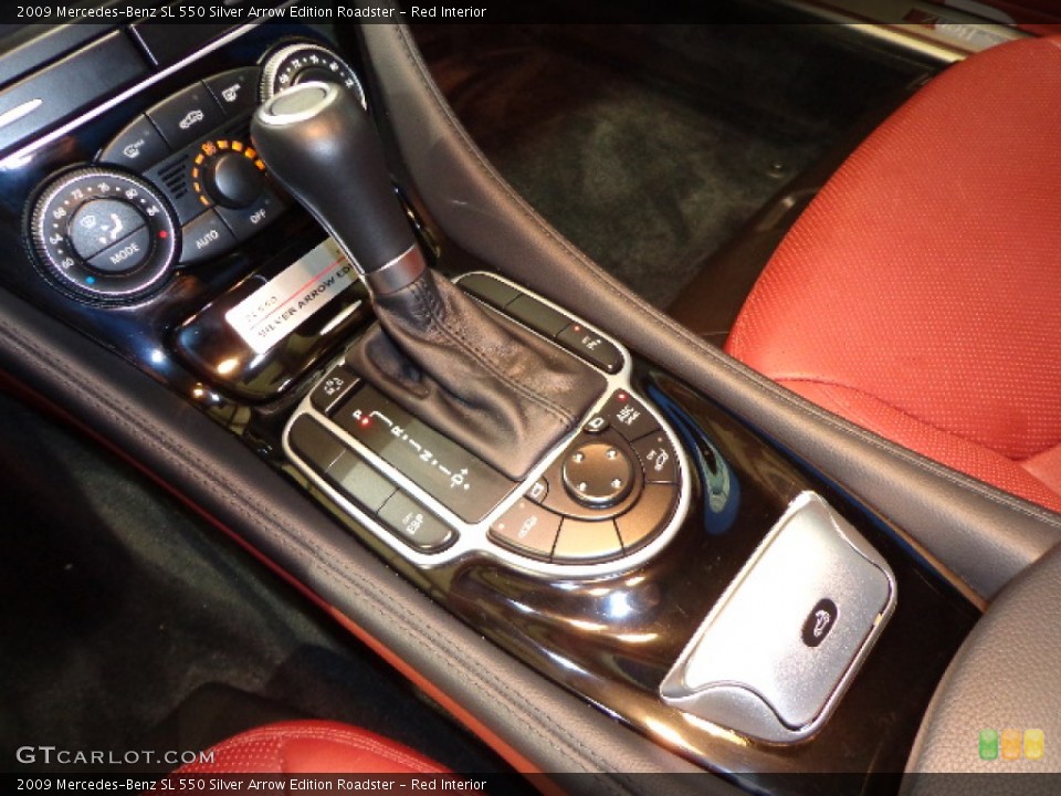 Red Interior Transmission for the 2009 Mercedes-Benz SL 550 Silver Arrow Edition Roadster #77457237