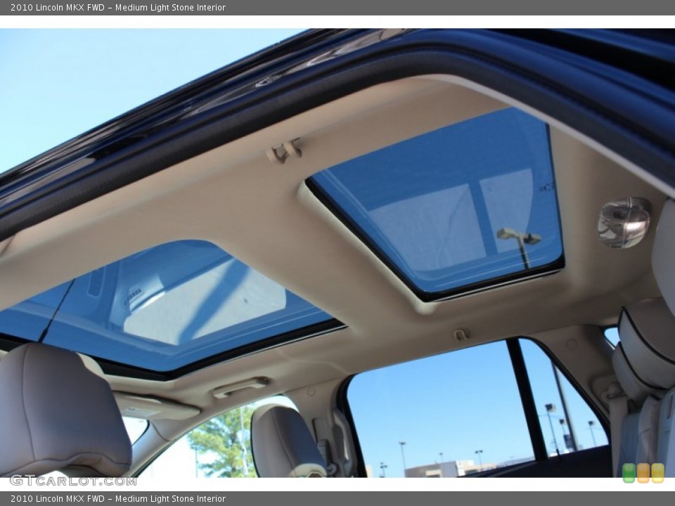 Medium Light Stone Interior Sunroof for the 2010 Lincoln MKX FWD #77457451