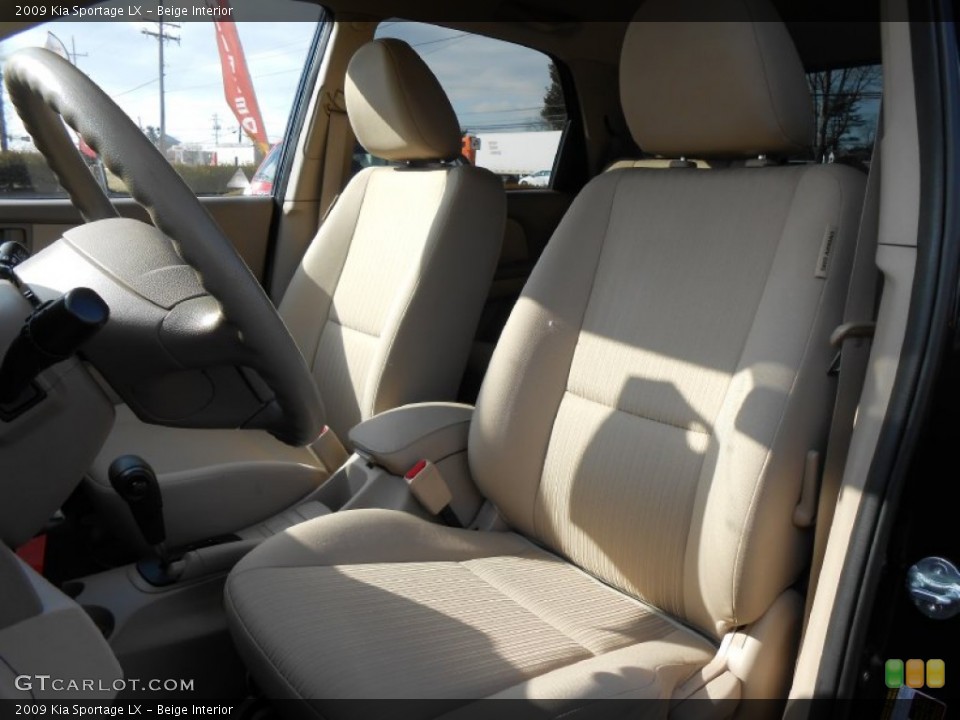 Beige Interior Front Seat for the 2009 Kia Sportage LX #77457511
