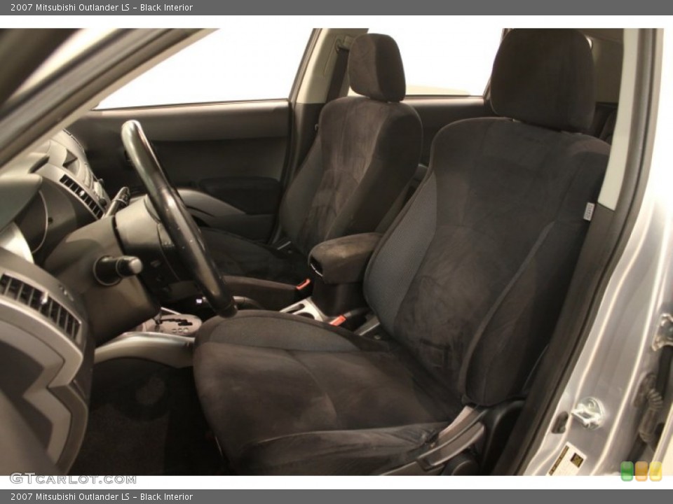 Black Interior Front Seat for the 2007 Mitsubishi Outlander LS #77458437