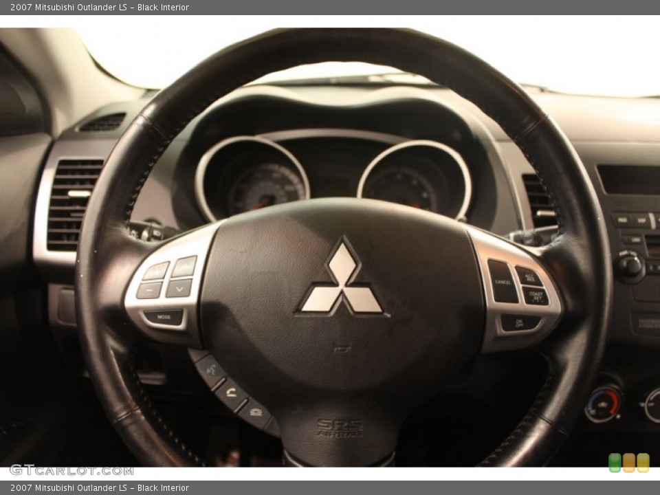 Black Interior Steering Wheel for the 2007 Mitsubishi Outlander LS #77458467