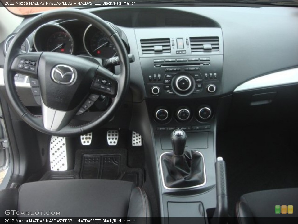 MAZDASPEED Black/Red Interior Dashboard for the 2012 Mazda MAZDA3 MAZDASPEED3 #77458976