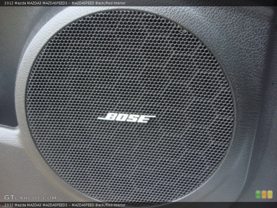 MAZDASPEED Black/Red Interior Audio System for the 2012 Mazda MAZDA3 MAZDASPEED3 #77458999