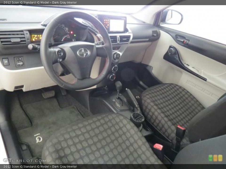 Dark Gray Interior Prime Interior for the 2012 Scion iQ  #77459036