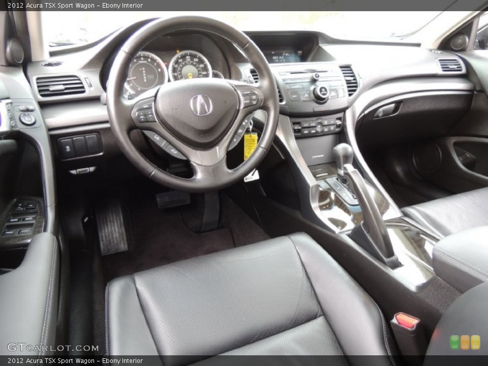 Ebony Interior Prime Interior for the 2012 Acura TSX Sport Wagon #77459043