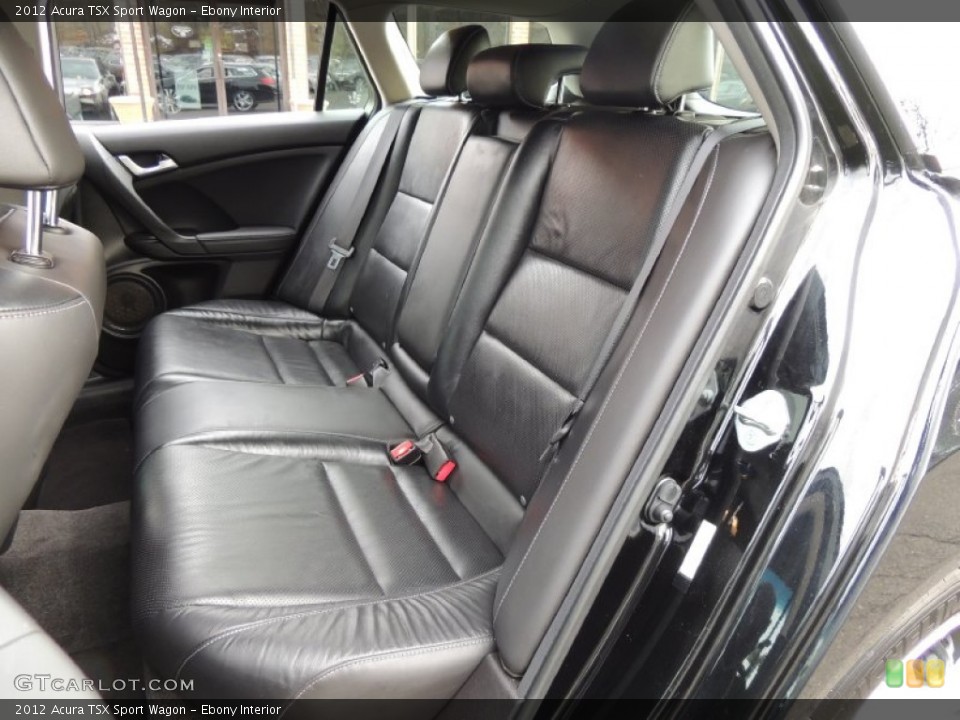 Ebony Interior Rear Seat for the 2012 Acura TSX Sport Wagon #77459097