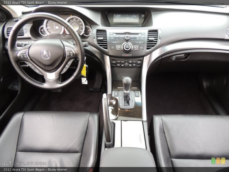 Ebony Interior Dashboard for the 2012 Acura TSX Sport Wagon #77459121