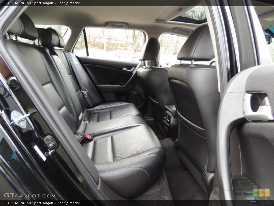 Ebony Interior Rear Seat for the 2012 Acura TSX Sport Wagon #77459266