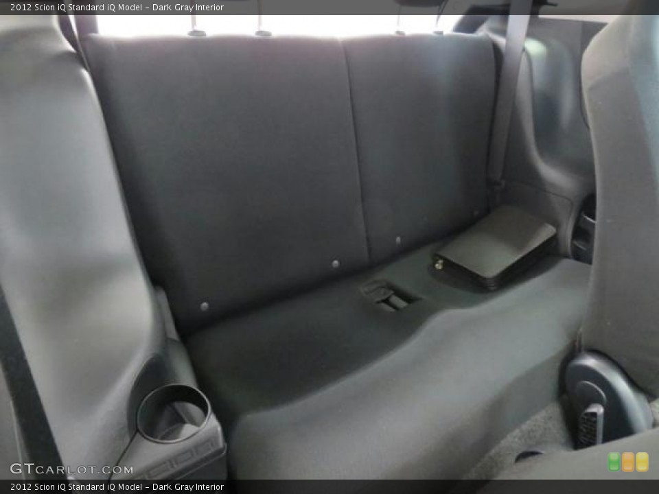 Dark Gray Interior Rear Seat for the 2012 Scion iQ  #77459319