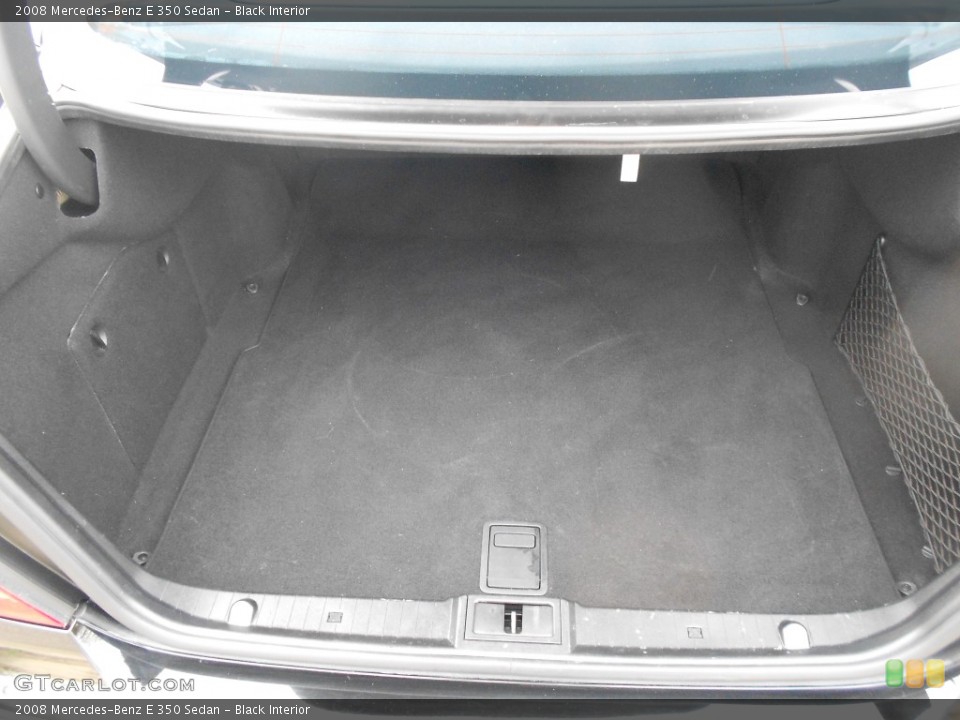 Black Interior Trunk for the 2008 Mercedes-Benz E 350 Sedan #77460800