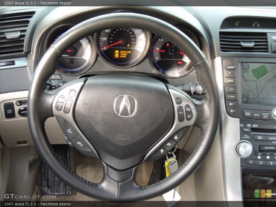 Parchment Interior Steering Wheel for the 2007 Acura TL 3.2 #77461251