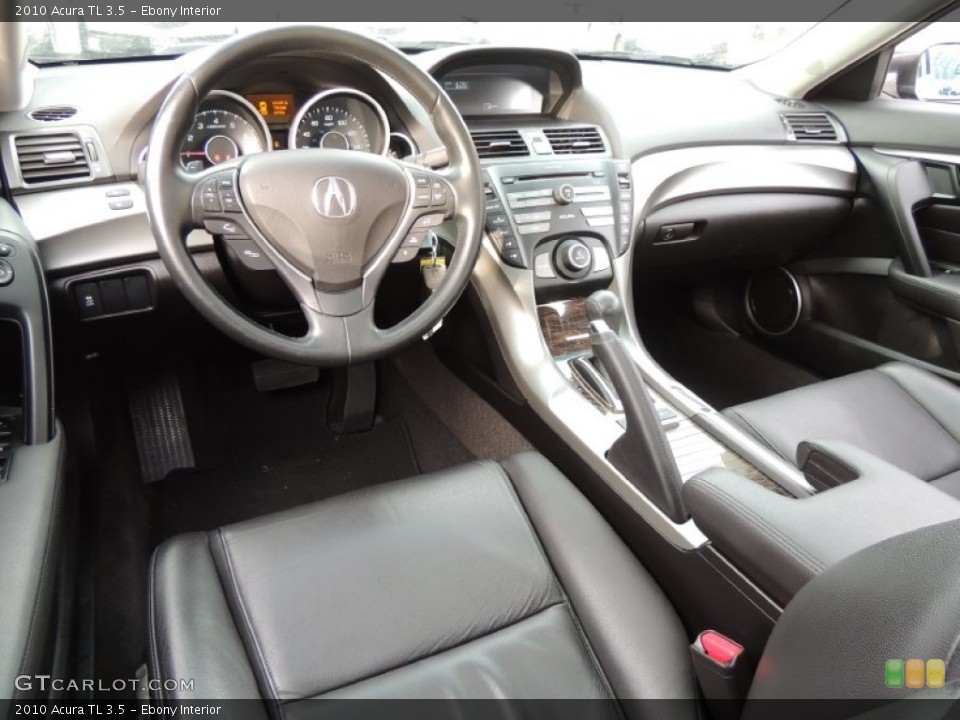 Ebony Interior Prime Interior for the 2010 Acura TL 3.5 #77461802