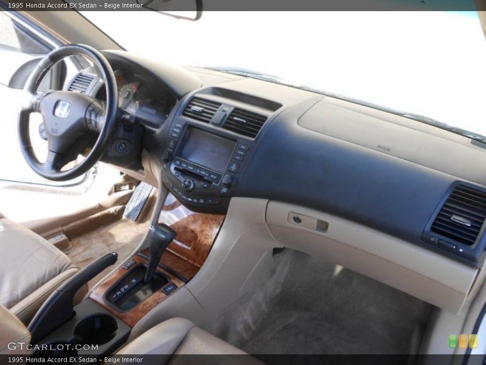 Beige Interior Dashboard for the 1995 Honda Accord EX Sedan #77462274