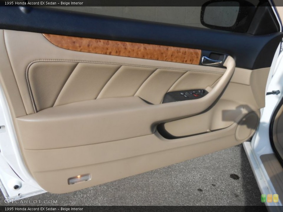 Beige Interior Door Panel for the 1995 Honda Accord EX Sedan #77462331