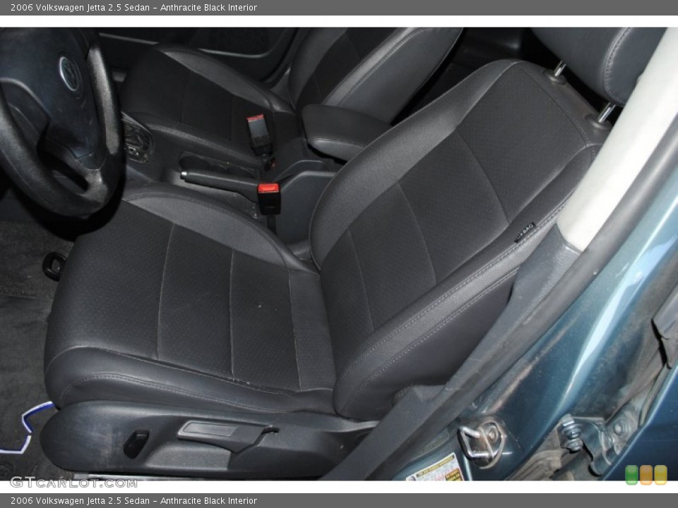 Anthracite Black Interior Front Seat for the 2006 Volkswagen Jetta 2.5 Sedan #77462437