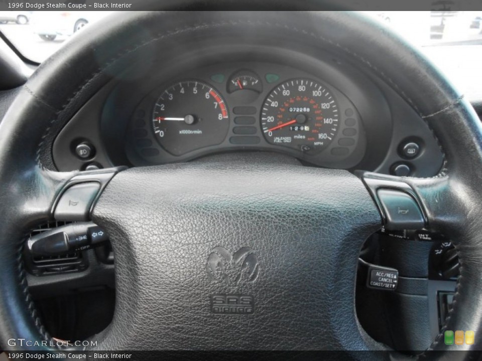 Black Interior Gauges for the 1996 Dodge Stealth Coupe #77462616