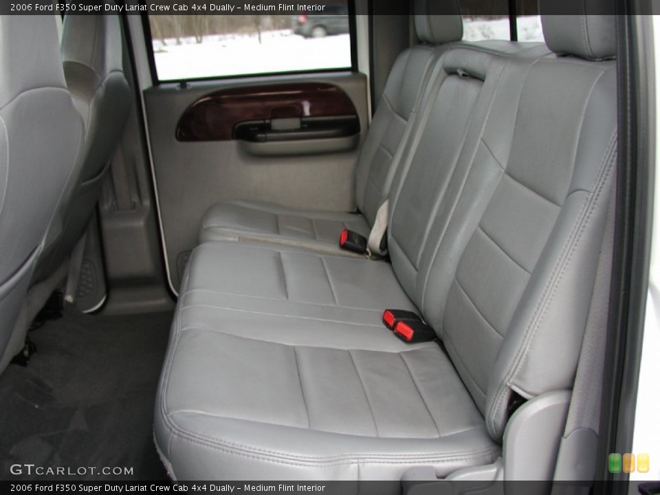Medium Flint Interior Rear Seat for the 2006 Ford F350 Super Duty Lariat Crew Cab 4x4 Dually #77463108
