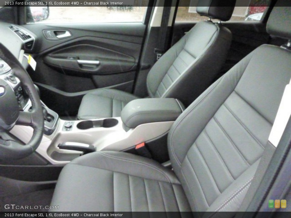 Charcoal Black Interior Front Seat for the 2013 Ford Escape SEL 1.6L EcoBoost 4WD #77463888