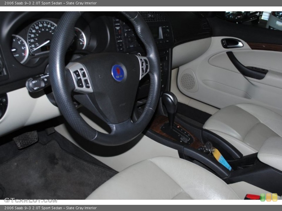 Slate Gray Interior Prime Interior for the 2006 Saab 9-3 2.0T Sport Sedan #77464711