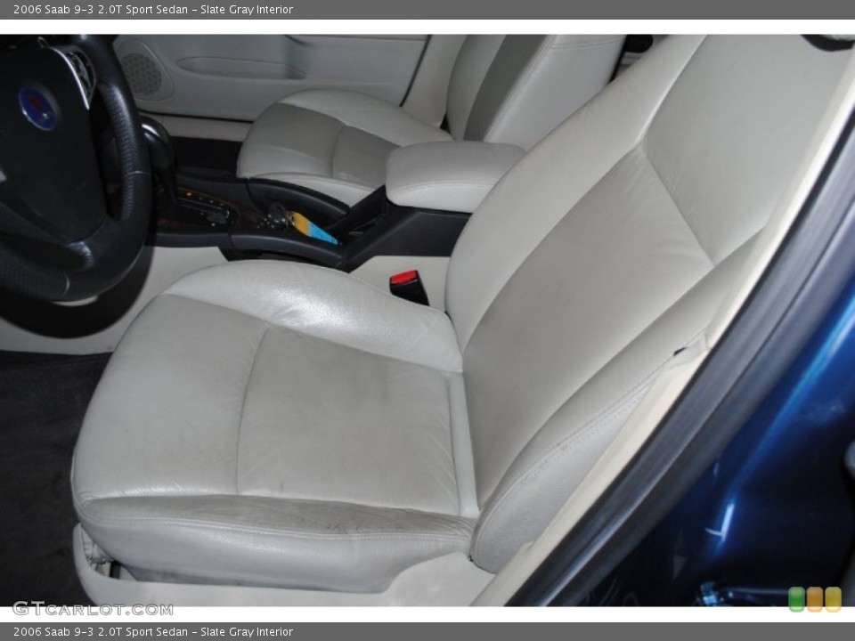 Slate Gray Interior Front Seat for the 2006 Saab 9-3 2.0T Sport Sedan #77464731