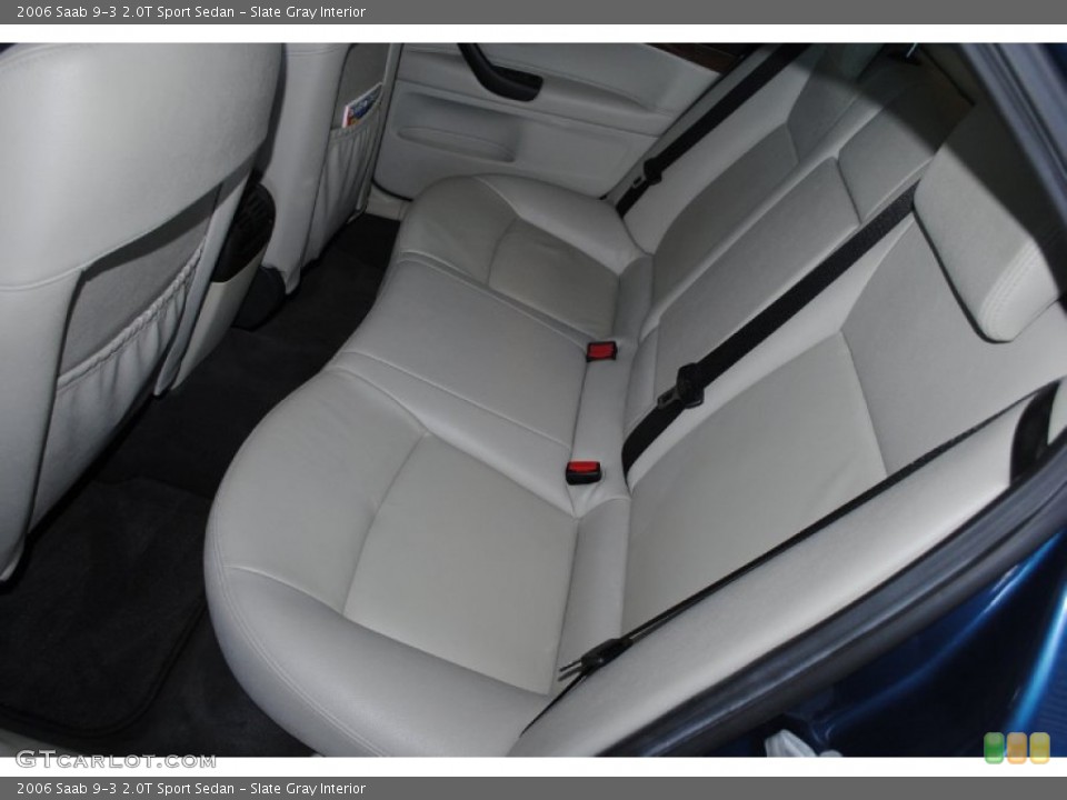 Slate Gray Interior Rear Seat for the 2006 Saab 9-3 2.0T Sport Sedan #77464746