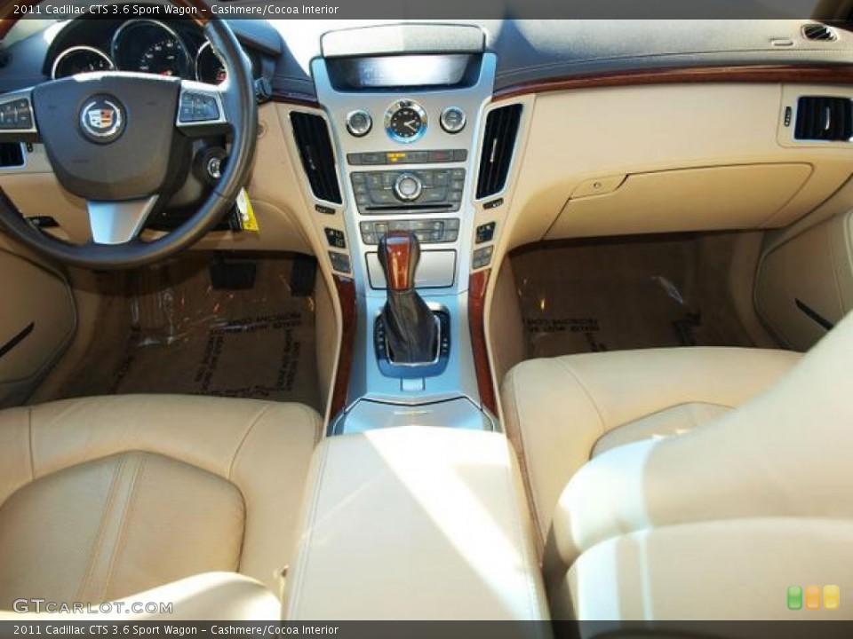 Cashmere/Cocoa Interior Dashboard for the 2011 Cadillac CTS 3.6 Sport Wagon #77464904