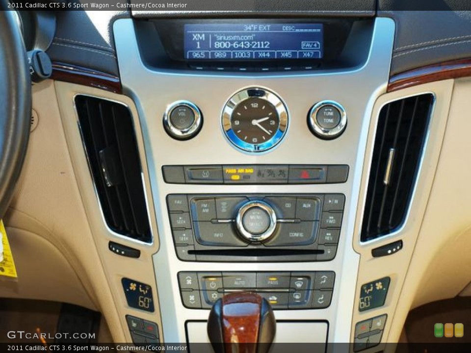 Cashmere/Cocoa Interior Controls for the 2011 Cadillac CTS 3.6 Sport Wagon #77464929