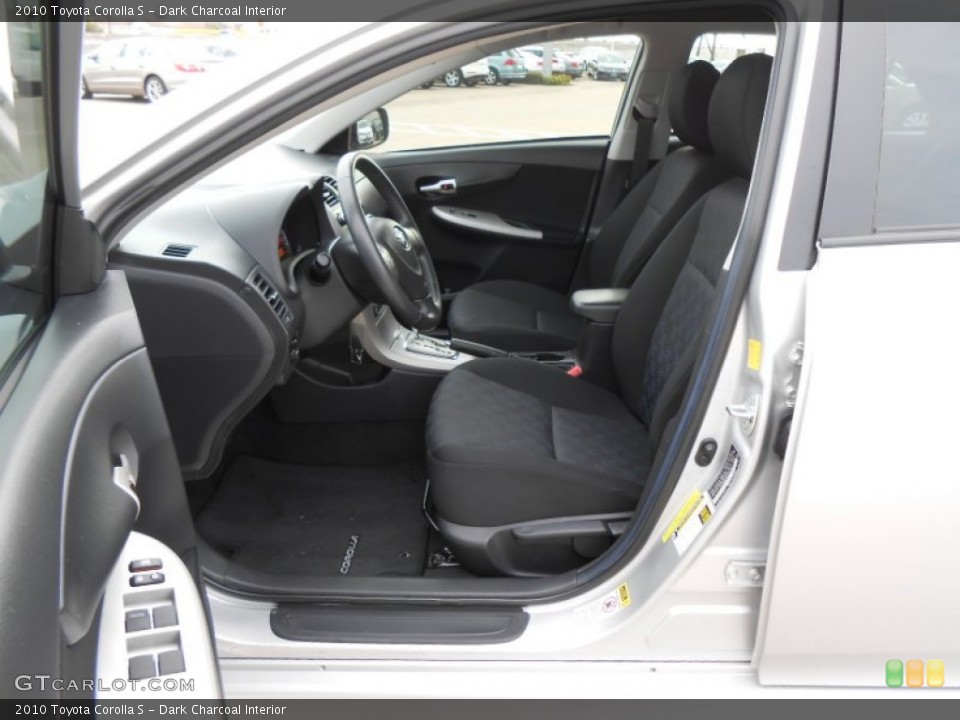 Dark Charcoal Interior Photo for the 2010 Toyota Corolla S #77464984
