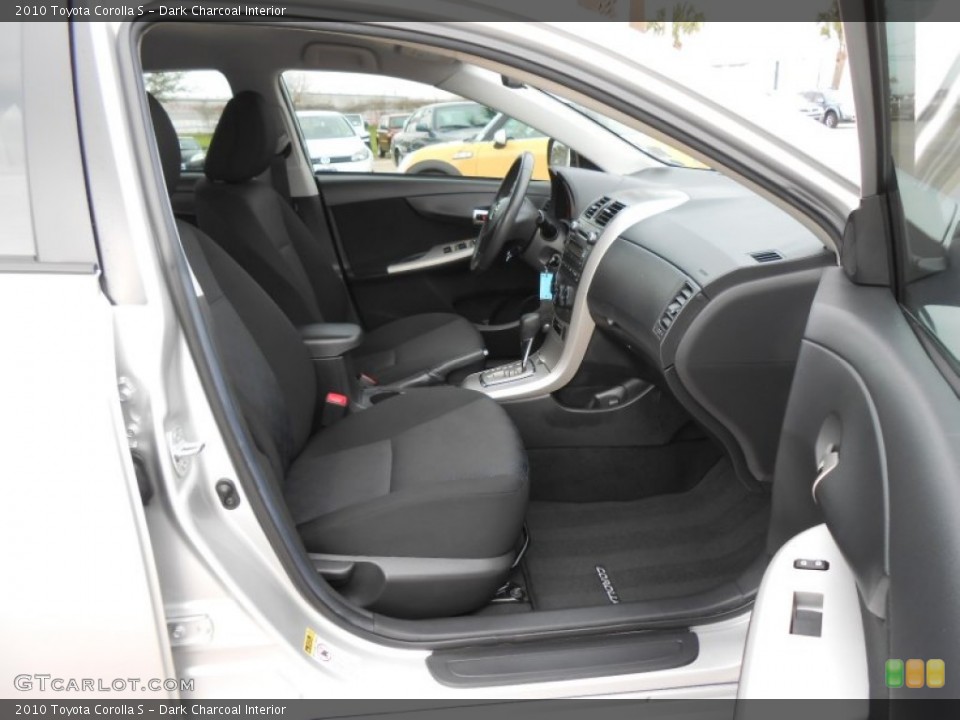 Dark Charcoal Interior Photo for the 2010 Toyota Corolla S #77465034