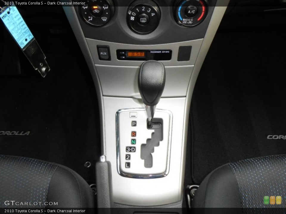 Dark Charcoal Interior Transmission for the 2010 Toyota Corolla S #77465157