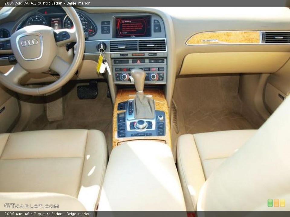 Beige Interior Dashboard for the 2006 Audi A6 4.2 quattro Sedan #77465541
