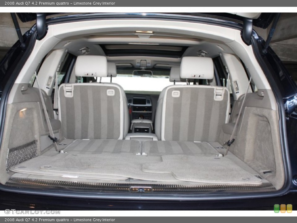 Limestone Grey Interior Trunk for the 2008 Audi Q7 4.2 Premium quattro #77466548