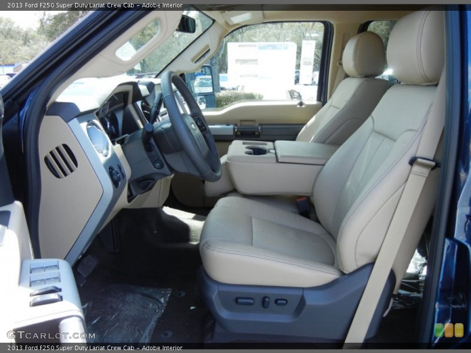 Adobe Interior Photo for the 2013 Ford F250 Super Duty Lariat Crew Cab #77466678
