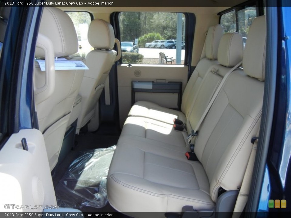 Adobe Interior Rear Seat for the 2013 Ford F250 Super Duty Lariat Crew Cab #77466696